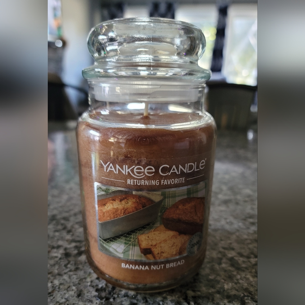 Yankee Candle Brown Banana Nut Bread Jar